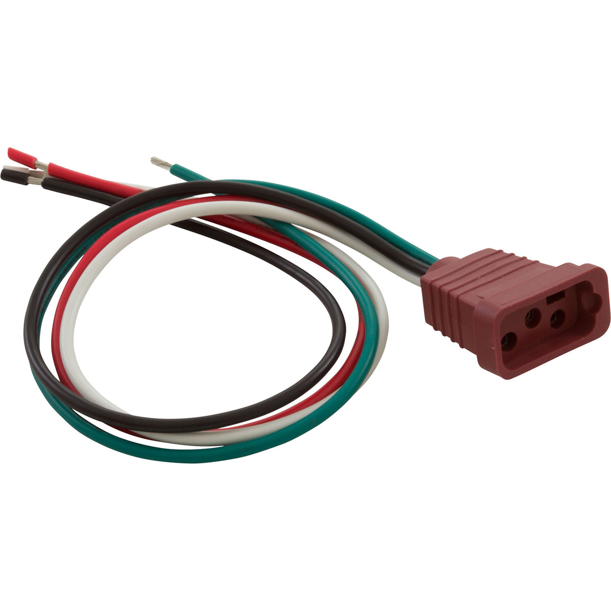 Receptacle, H-Q, Pump 2, 2 Speed, Molded, Brown, 14/4 : 09-0023C