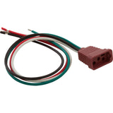 Receptacle, H-Q, Pump 2, 2 Speed, Molded, Brown, 14/4 : 09-0023C