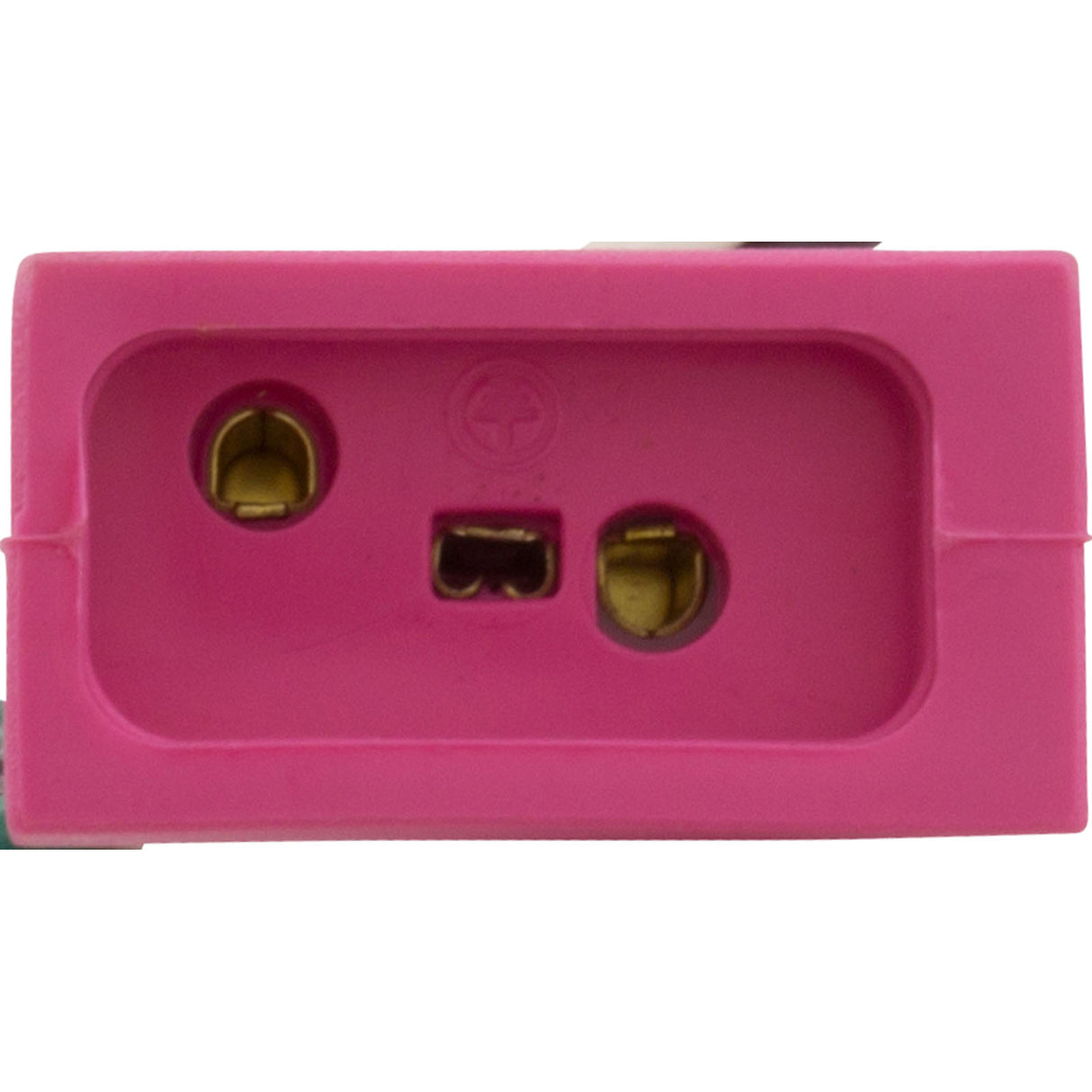 Receptacle, H-Q, Pump 2, 1 Speed, Molded, Pink, 14/3 : 09-0024C-A