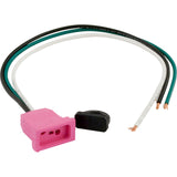 Receptacle, H-Q, Pump 2, 1 Speed, Molded, Pink, 14/3 : 09-0024C-A