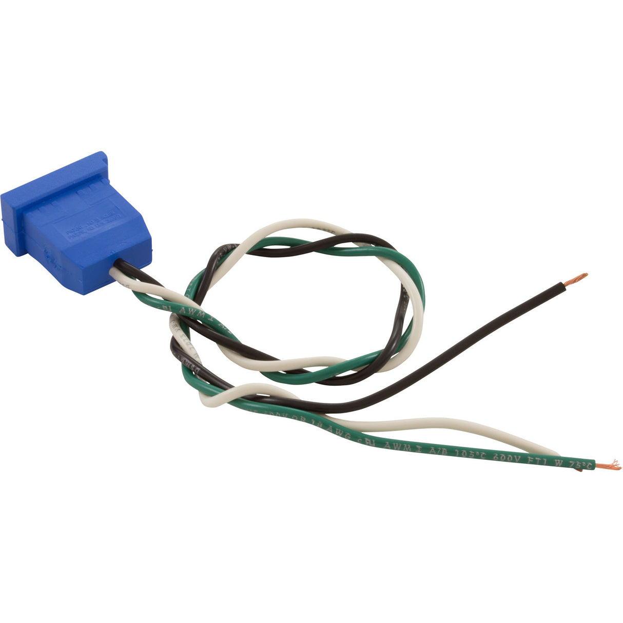 Receptacle, Circulation Pump, H-Q, Molded, Blue, 18/3 : 09-0021C-A