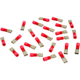 Disconnect, 25 Pack, Female, 22-18AWG, .187 Tab, Red :