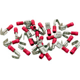 Disconnect, Piggyback, 25 Pack, 22-18AWG, .250 Tab, Red :