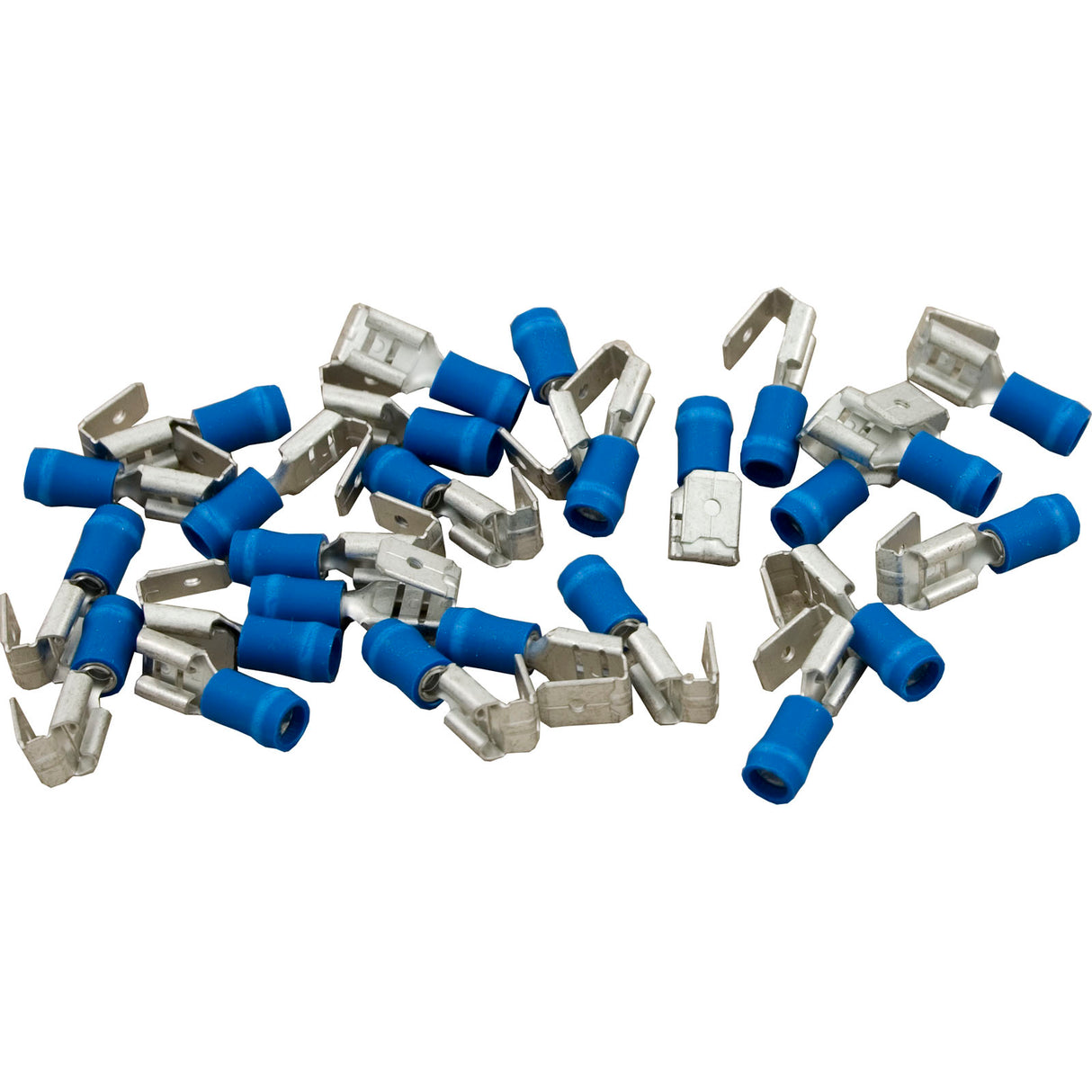 Disconnect, Piggyback, 25 Pack, 16-14AWG, .250 Tab, Blue : DV14-250P-M