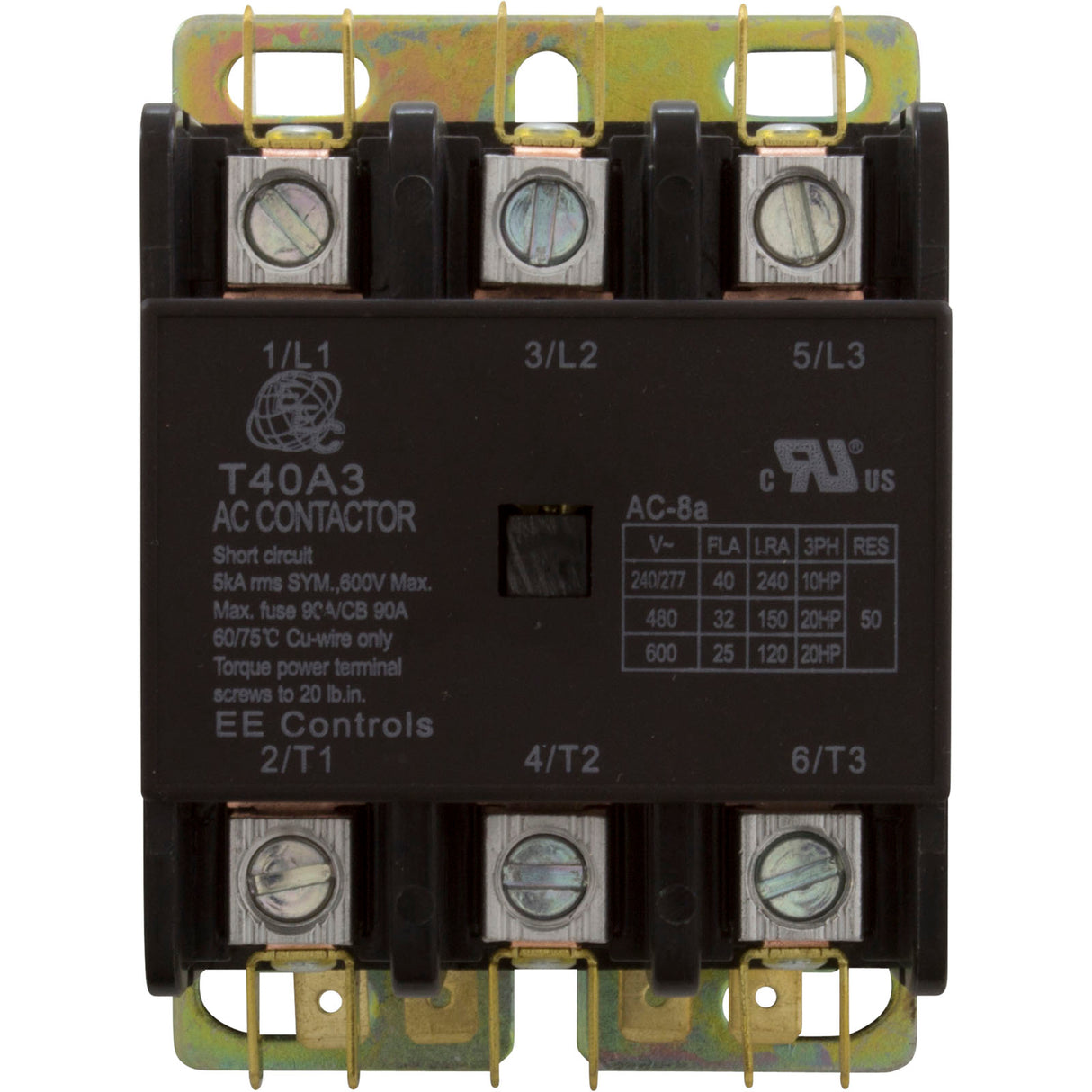 Contactor, Furnas, 3P, 40A, 115v : CR453AD3ABB