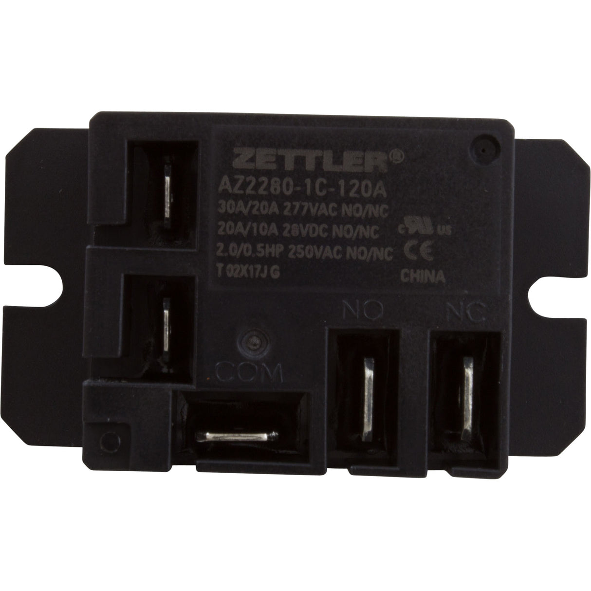 Power Relay, Zettler, SPDT, 30A, 115v, Mini,  AZ2280-1C-120A : AZ2280-1C-120A