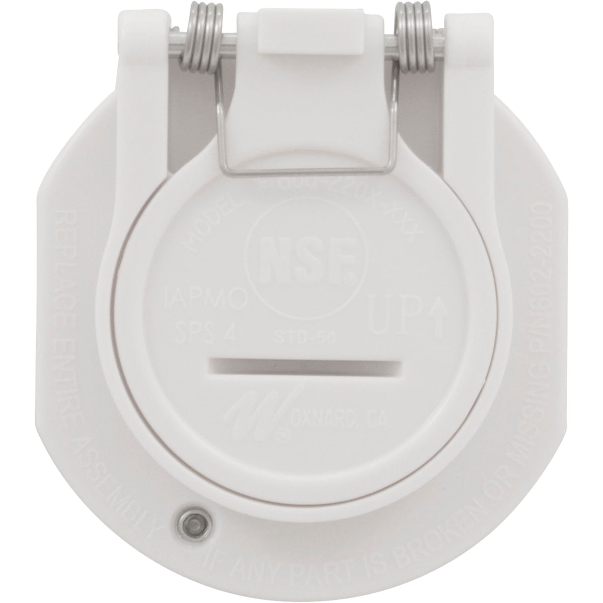 Vac Lock 1 1/2"Mpt -White : 600-2200 - Waterway Plastics - 806105229489 - PartsForSpas.com