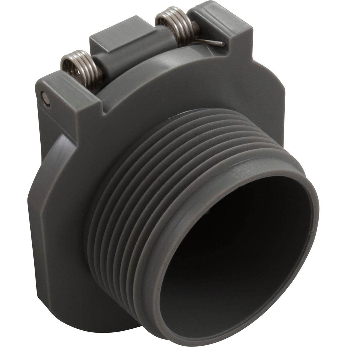 Vac Lock 1 1/2"Mpt - Dark Gray : 600-2209-DKG - Waterway Plastics - 806105229519 - PartsForSpas.com