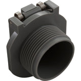 Vac Lock 1 1/2"Mpt - Dark Gray : 600-2209-DKG - Waterway Plastics - 806105229519 - PartsForSpas.com