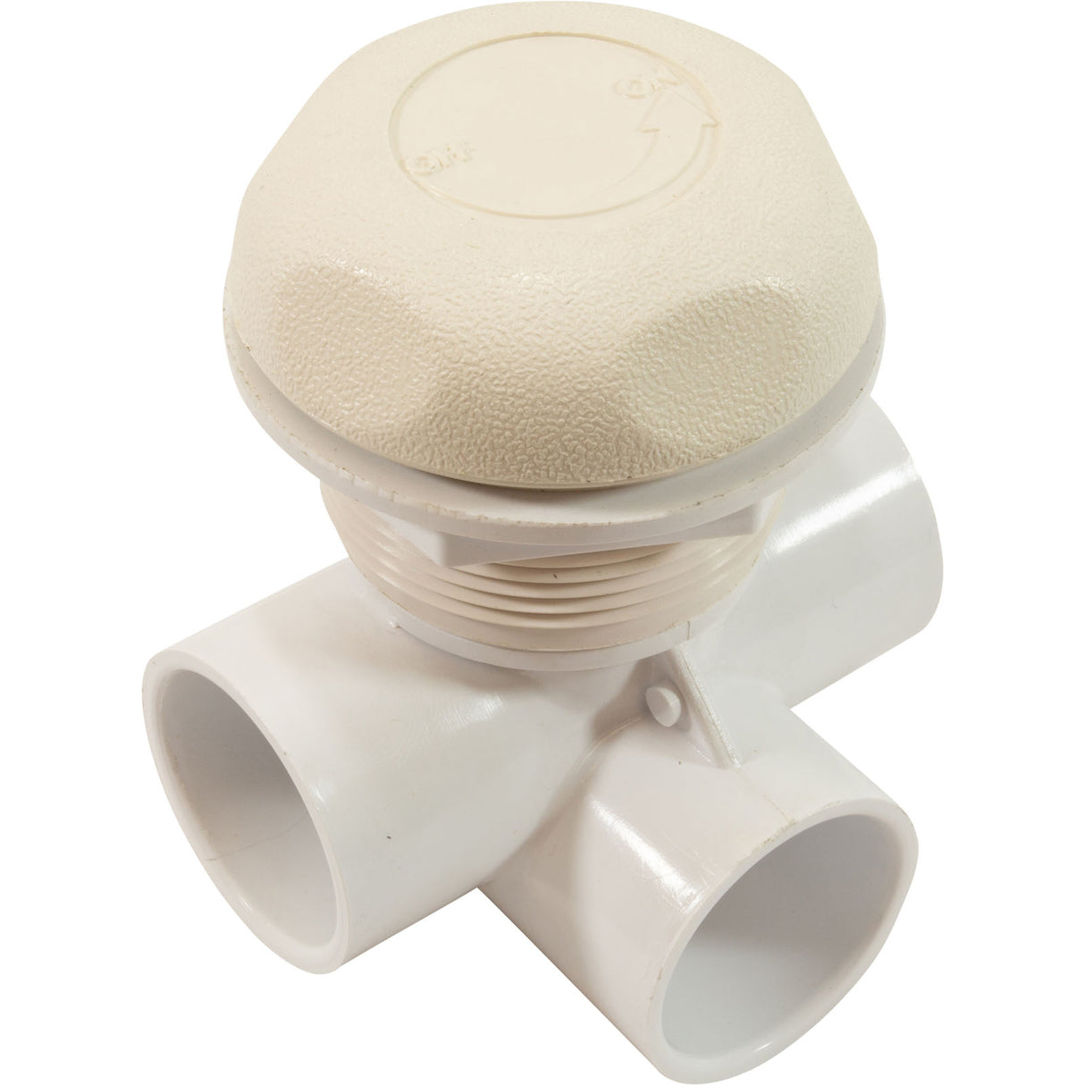 Horizontal On/Off Turn Valve Assembly : 600-4380 - Waterway Plastics - 600-4380 - PartsForSpas.com