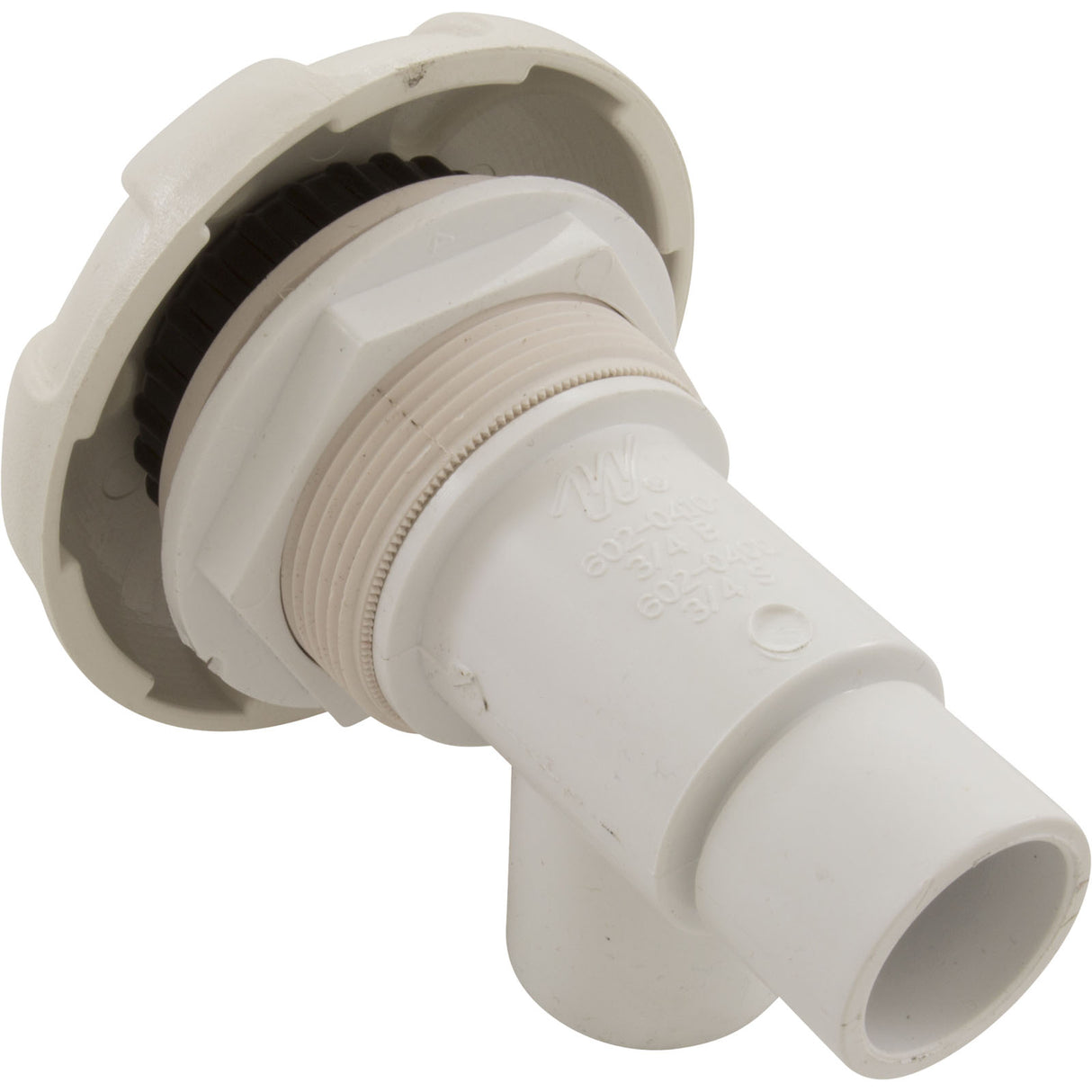 100% Shut Off Valve Assy. 3/4"S X 3/4"S 6 Spoke, White : 600-4720 - Waterway Plastics - 600-4720 - PartsForSpas.com