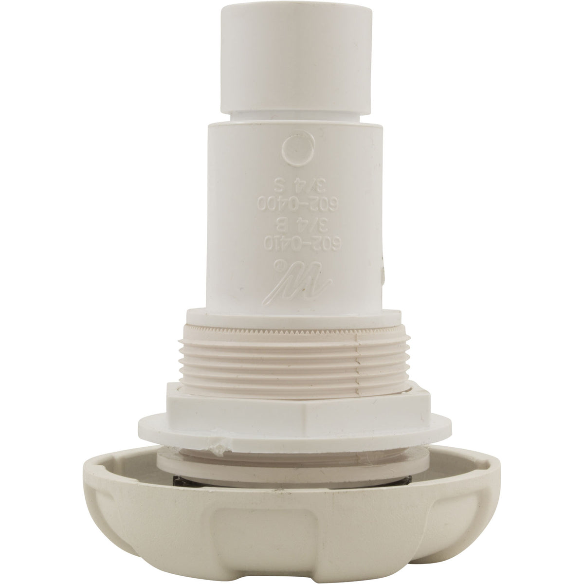 100% Shut Off Valve Assy. 3/4"S X 3/4"S 6 Spoke, White : 600-4720