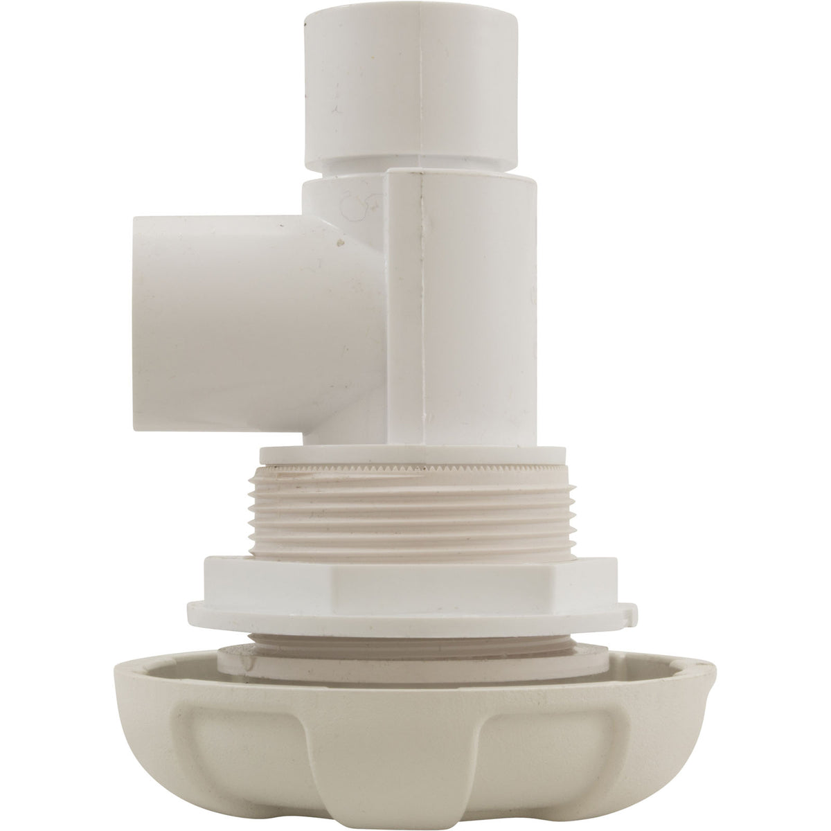 100% Shut Off Valve Assy. 3/4"S X 3/4"S 6 Spoke, White : 600-4720
