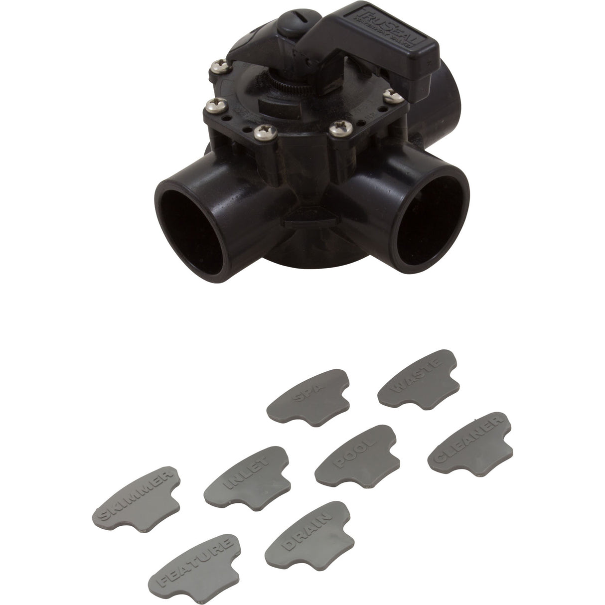 1 1/2"S Tru Seal 3-Way Diverter Valve Assy : 600-7200-CPVC - Waterway Plastics - 806105102904 - PartsForSpas.com