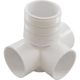 Body, 2" Horizontal T/A Diverter Valve : 602-0800 - Waterway Plastics - 806105214812 - PartsForSpas.com