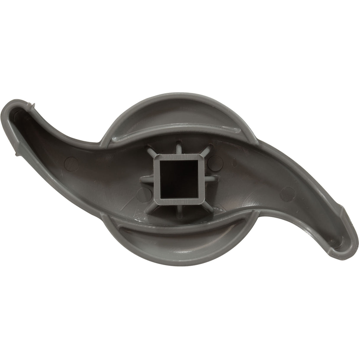 2" Top Access Valve, Smooth "S" Handle - Grey : 602-3757 - Waterway Plastics - 602-3757 - PartsForSpas.com