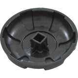 Knob, Waterway, 6 Spoke, Dark Gray : 602-4549-dsg