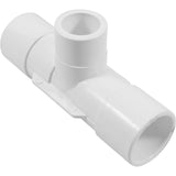 Body, 1"Check Valve Tee, 1"S X 1"S - White : 602-5000 - Waterway Plastics - 806105104885 - PartsForSpas.com