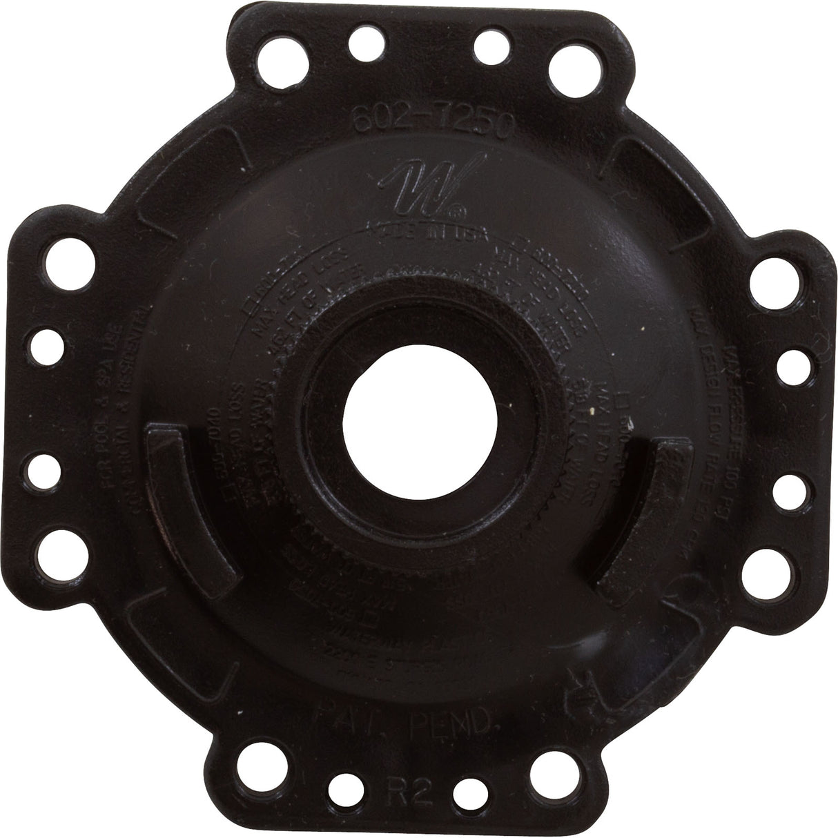 Lid, 3-Way Diverter Valve : 602-7251 - Waterway Plastics - 806105105202 - PartsForSpas.com