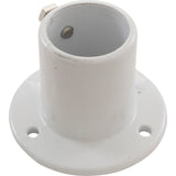 Deck Flange, Perma Cast, For Ladder, 1-1/2", White/Aluminum : PF-2115-L - Perma-Cast LLC - PF-2115-L - PartsForSpas.com