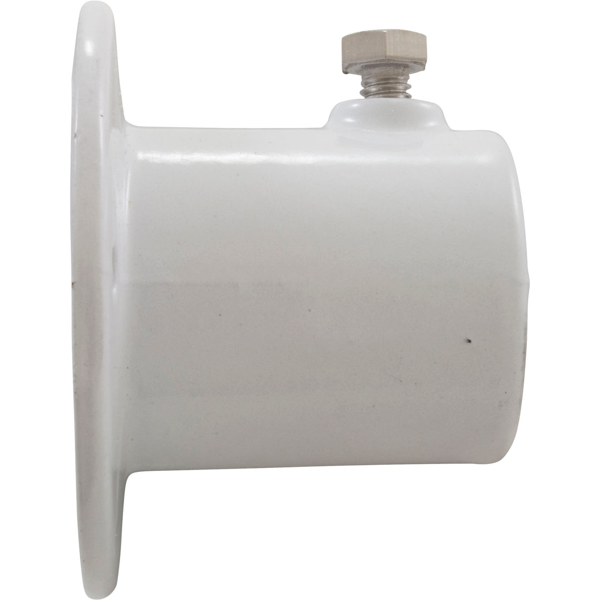Deck Flange, Perma Cast, For Ladder, 1-1/2", White/Aluminum : PF-2115-L - Perma-Cast LLC - PF-2115-L - PartsForSpas.com