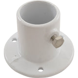 Deck Flange, Perma Cast, For Ladder, 1-1/2", White/Aluminum : PF-2115-L - Perma-Cast LLC - PF-2115-L - PartsForSpas.com