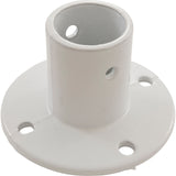 Deck Flange, Perma Cast, For Slide, 1.9", White/Aluminum : PF-3119-A - Perma-Cast LLC - PF-3119-A - PartsForSpas.com
