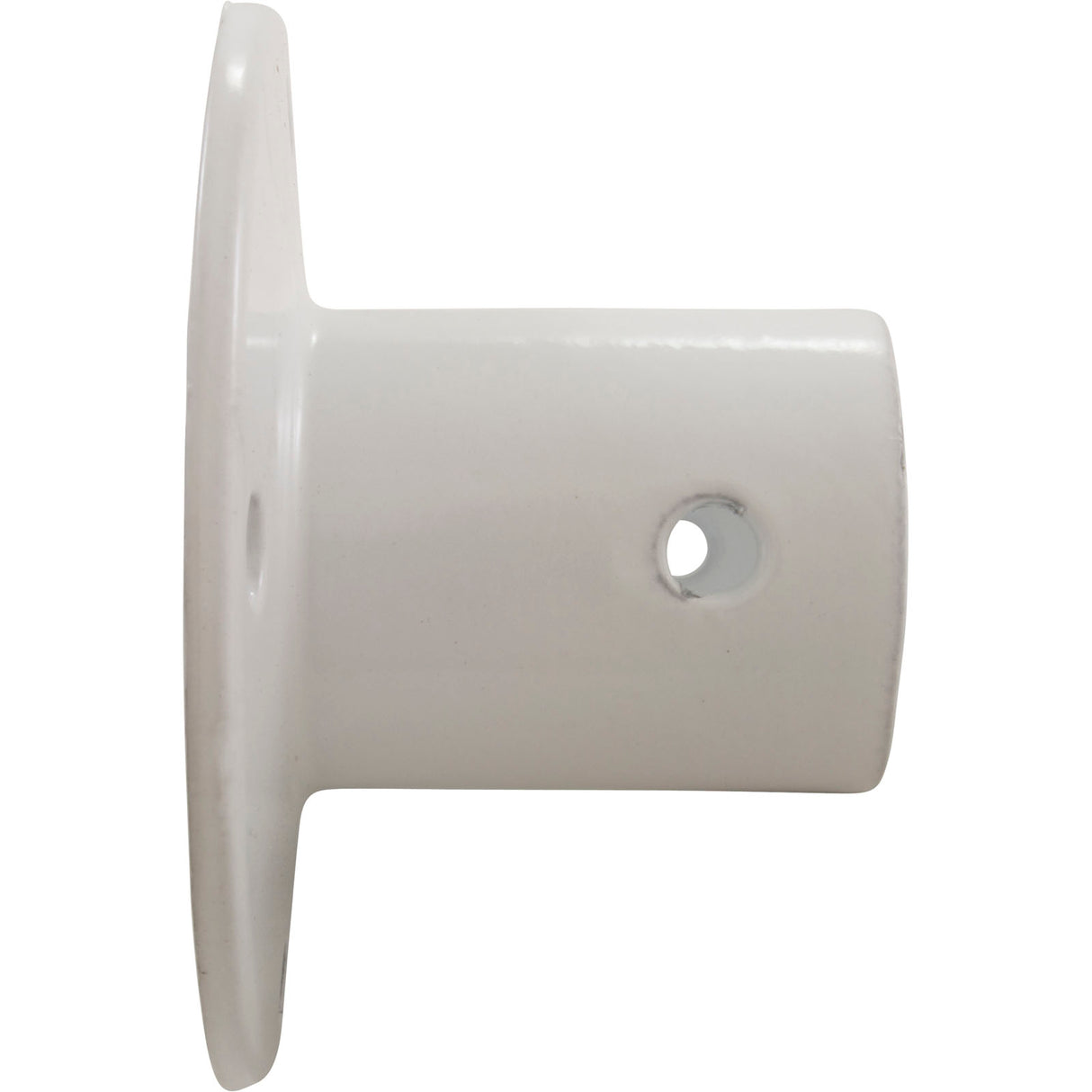 Deck Flange, Perma Cast, For Slide, 1.9", White/Aluminum : PF-3119-A - Perma-Cast LLC - PF-3119-A - PartsForSpas.com
