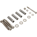 Deck Flange, Perma Cast, For Slide, 1.9", White/Aluminum : PF-3119-A - Perma-Cast LLC - PF-3119-A - PartsForSpas.com