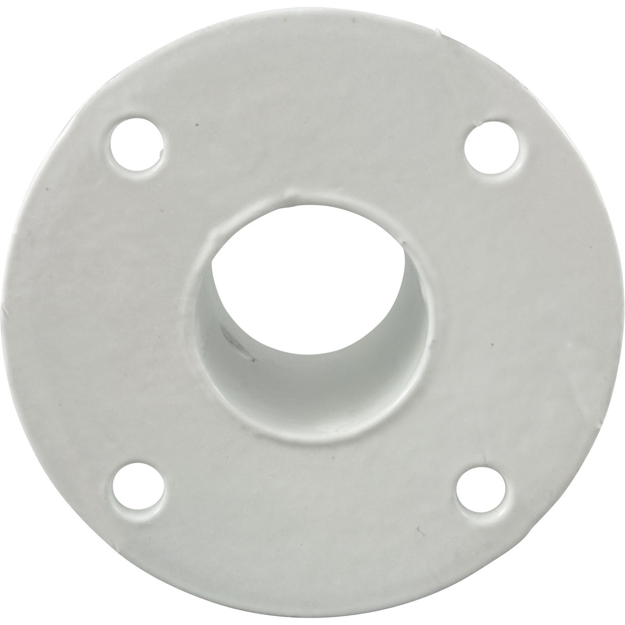 Deck Flange Only, Perma Cast, For Slide, 1.9", White/Aluminum : PF-3119 - Perma-Cast LLC - PF-3119 - PartsForSpas.com