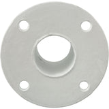 Deck Flange Only, Perma Cast, For Slide, 1.9", White/Aluminum : PF-3119 - Perma-Cast LLC - PF-3119 - PartsForSpas.com