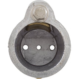 Anchor Socket, Perma Cast, Aluminum, 1.9" Rail, 4" : PS-4019-C - Perma-Cast LLC - PS-4019-C - PartsForSpas.com