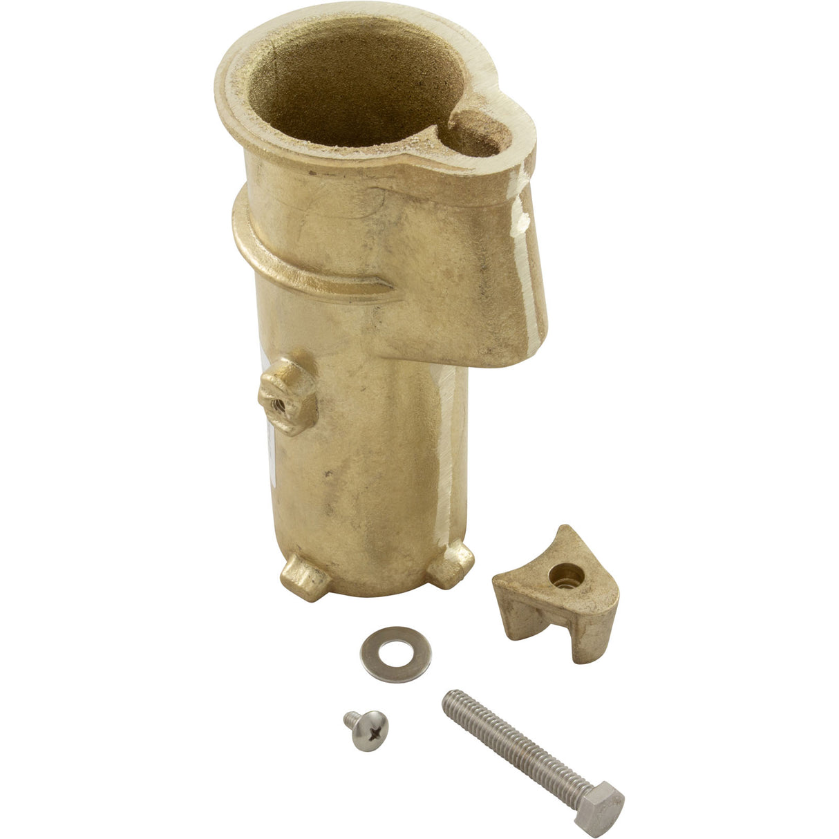 Anchor Socket, Perma Cast, 6" Bronze, 1.9" Dia., w/PW-6C Wedge : PS-6019-BC - Perma-Cast LLC - 812163030110 - PartsForSpas.com