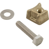 Wedge Assembly, Perma Cast, 1-1/2" Bolt, Brass : PW - Perma-Cast LLC - PW - PartsForSpas.com