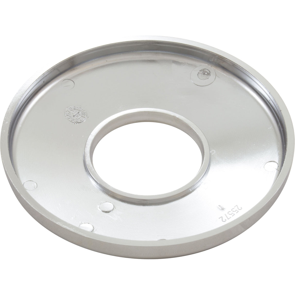 Escutcheon Plate, CMP, For 1.90"od Rail, 5"dia, Chrome : 25572-002-000 - Custom Molded Products - 849640013717 - PartsForSpas.com