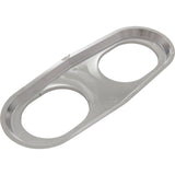 Escutcheon Plate, Double, SR Smith, Ring Handrails, Plastic : 8-420 - SR Smith - 840671113612 - PartsForSpas.com