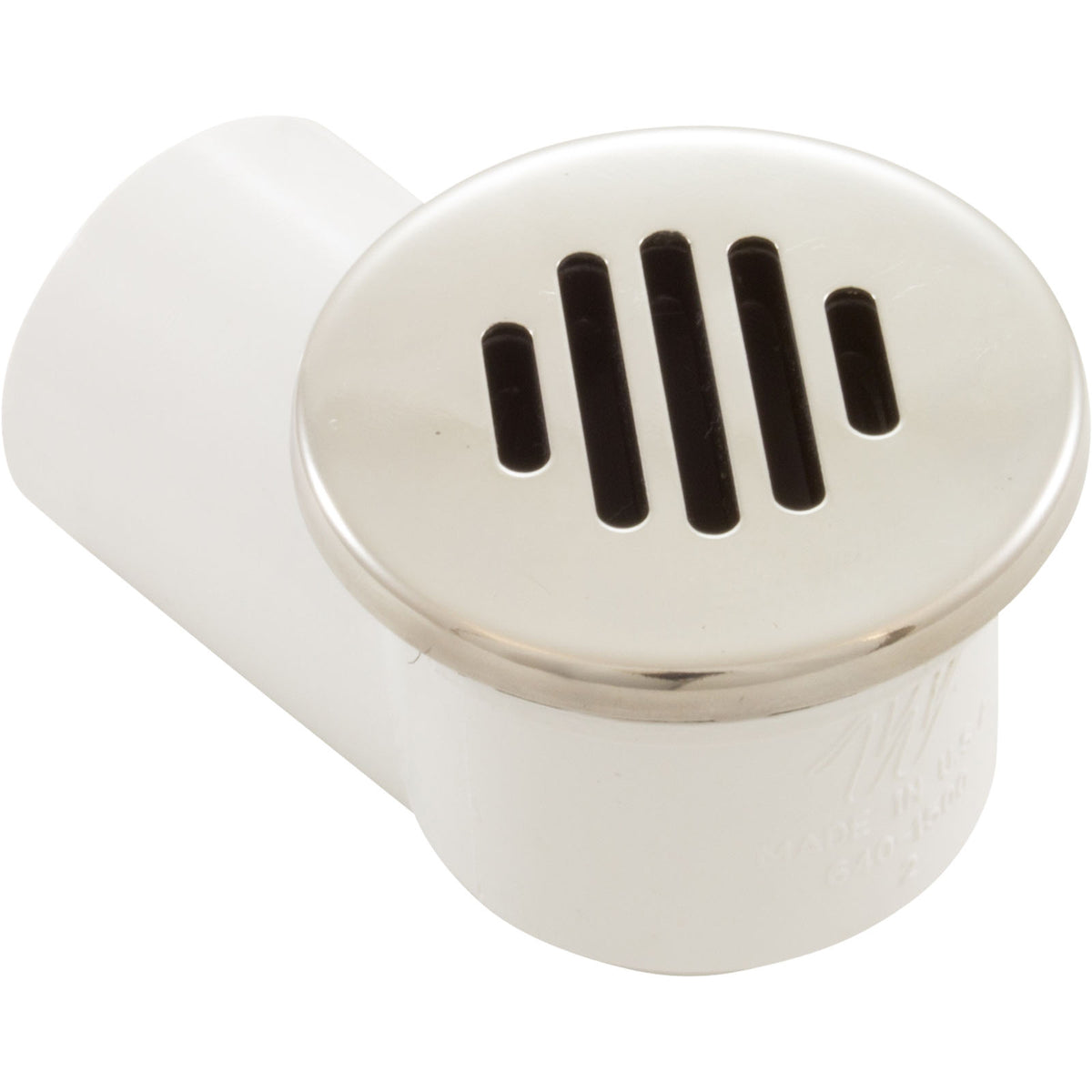 Lo-Profile Drain Assembly W/Ss Cover : 640-0401S - Waterway Plastics - 8.06105E+11 - PartsForSpas.com