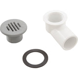 Drain Assy, Low Profile, 3/4"Socket/1"Spg., Gray : 640-0407