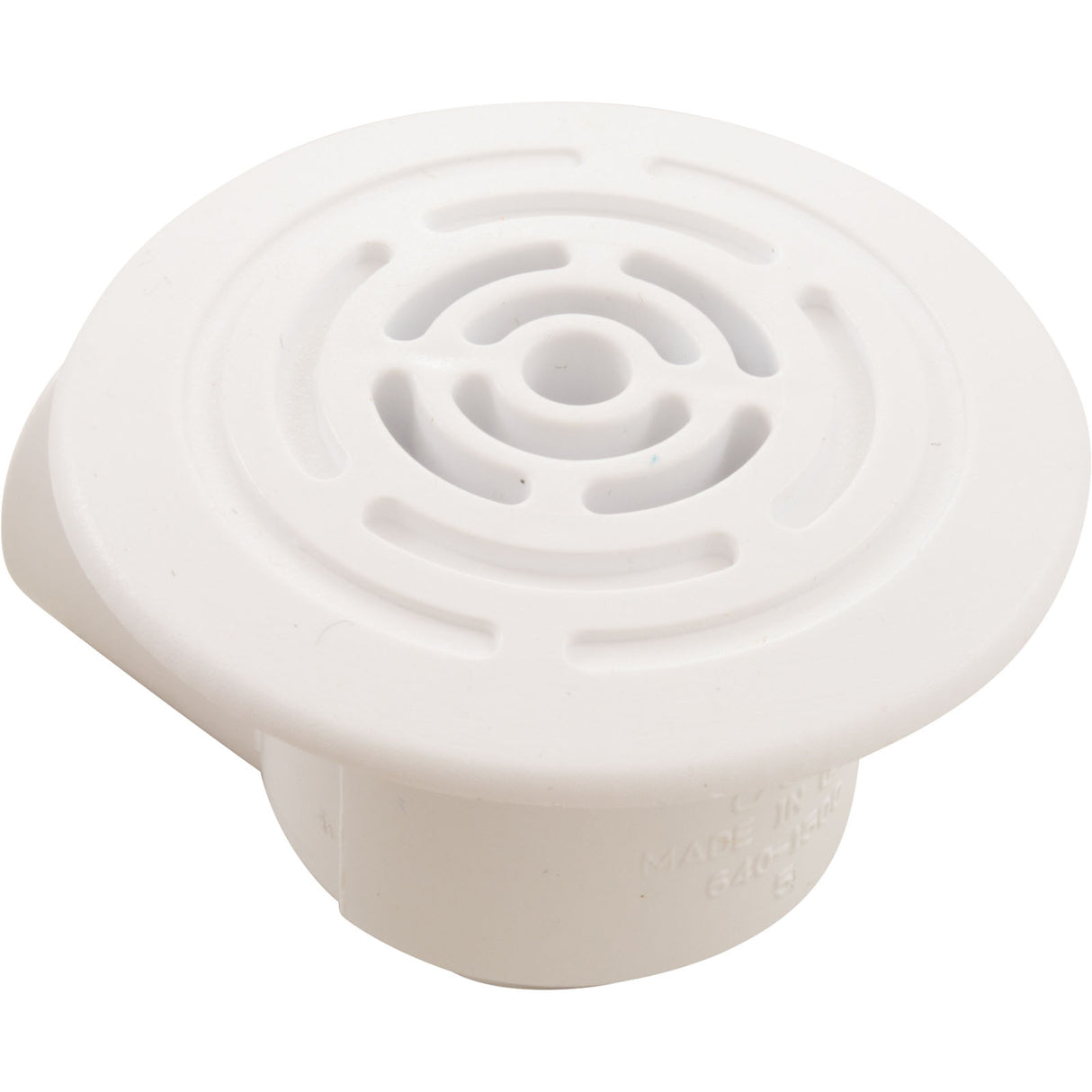 Lrg Face Lo Pro Drain Assembly, 1/2"S - White : 640-0430