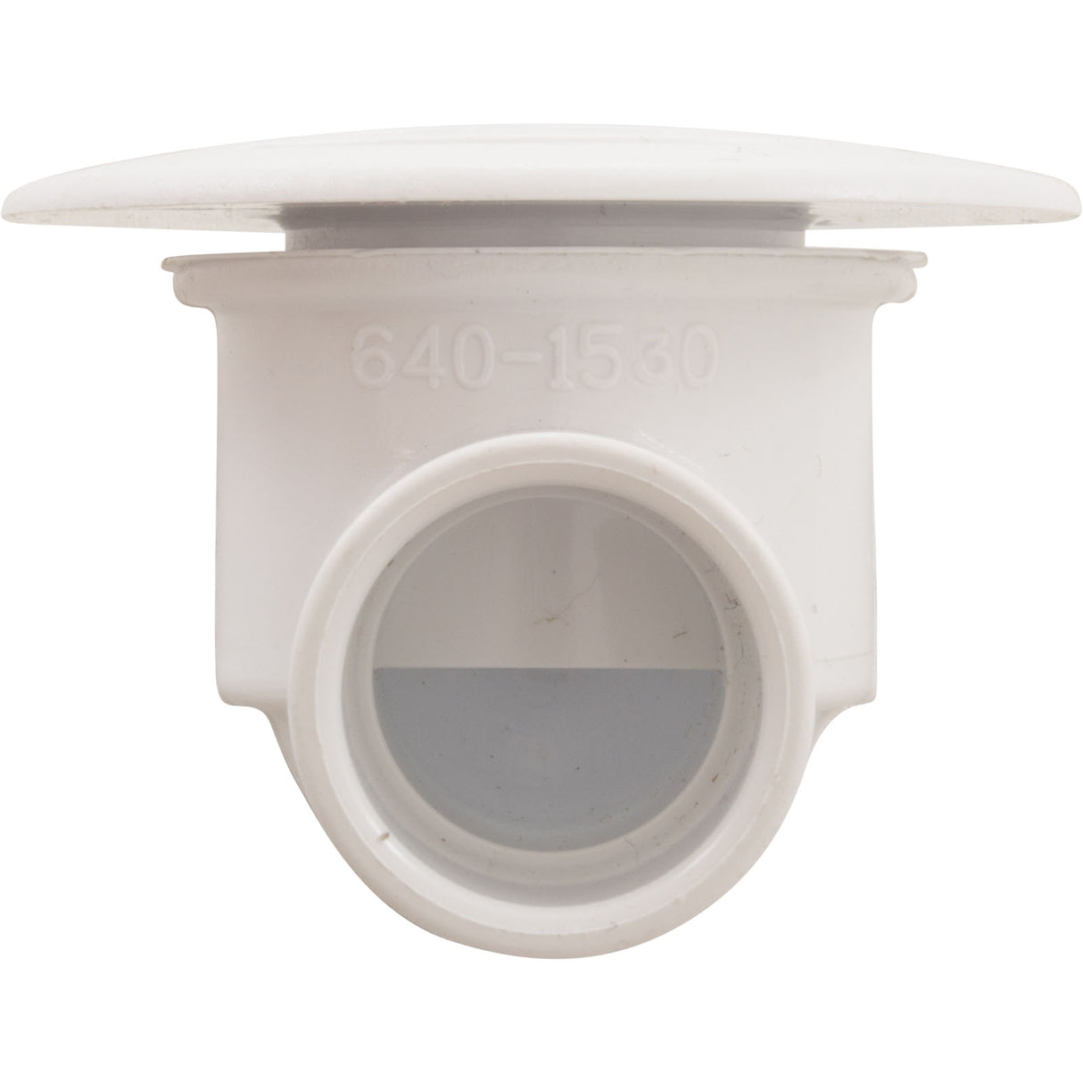 Lrg Face Lo Pro Drain Assembly, 1/2"S - White : 640-0430