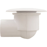 Lrg Face Lo Pro Drain Assembly, 1/2"S - White : 640-0430
