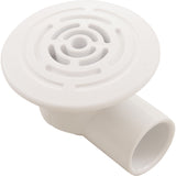 Lrg Face Lo Pro Drain Assembly, 1/2"S - White : 640-0430