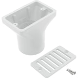 2"X4" Deck/Gutter Drain 2"S/Fpt Asy-Wht : 640-2900