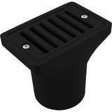2"X4" Deck/Gutter Drain 2"S/Fpt Asy-Blk. : 640-2901