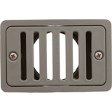 2"X4" Deck/Gutter Drain 2"S/Fpt Asy-Gry. : 640-2907
