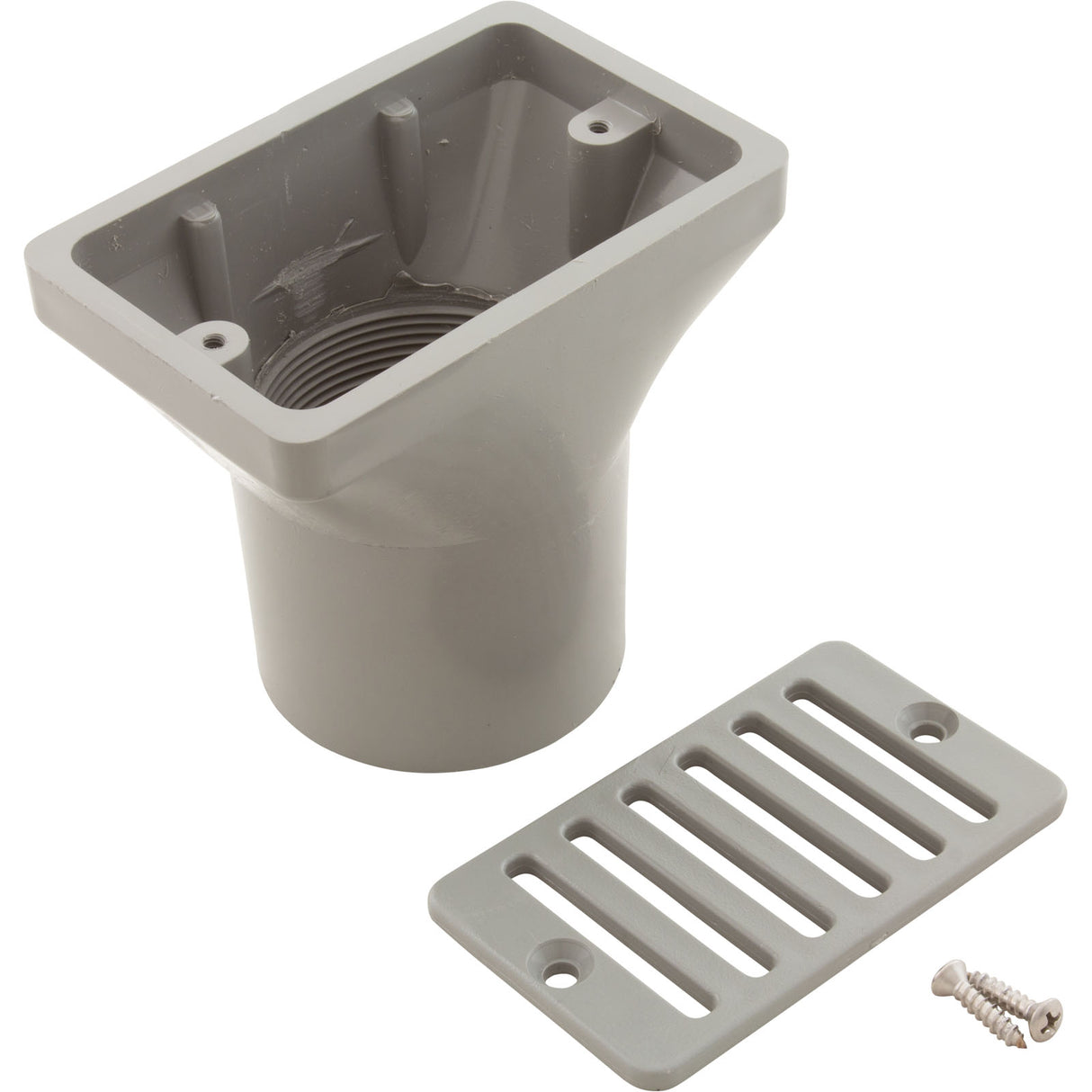 2"X4" Deck/Gutter Drain 2"S/Fpt Asy-Gry. : 640-2907
