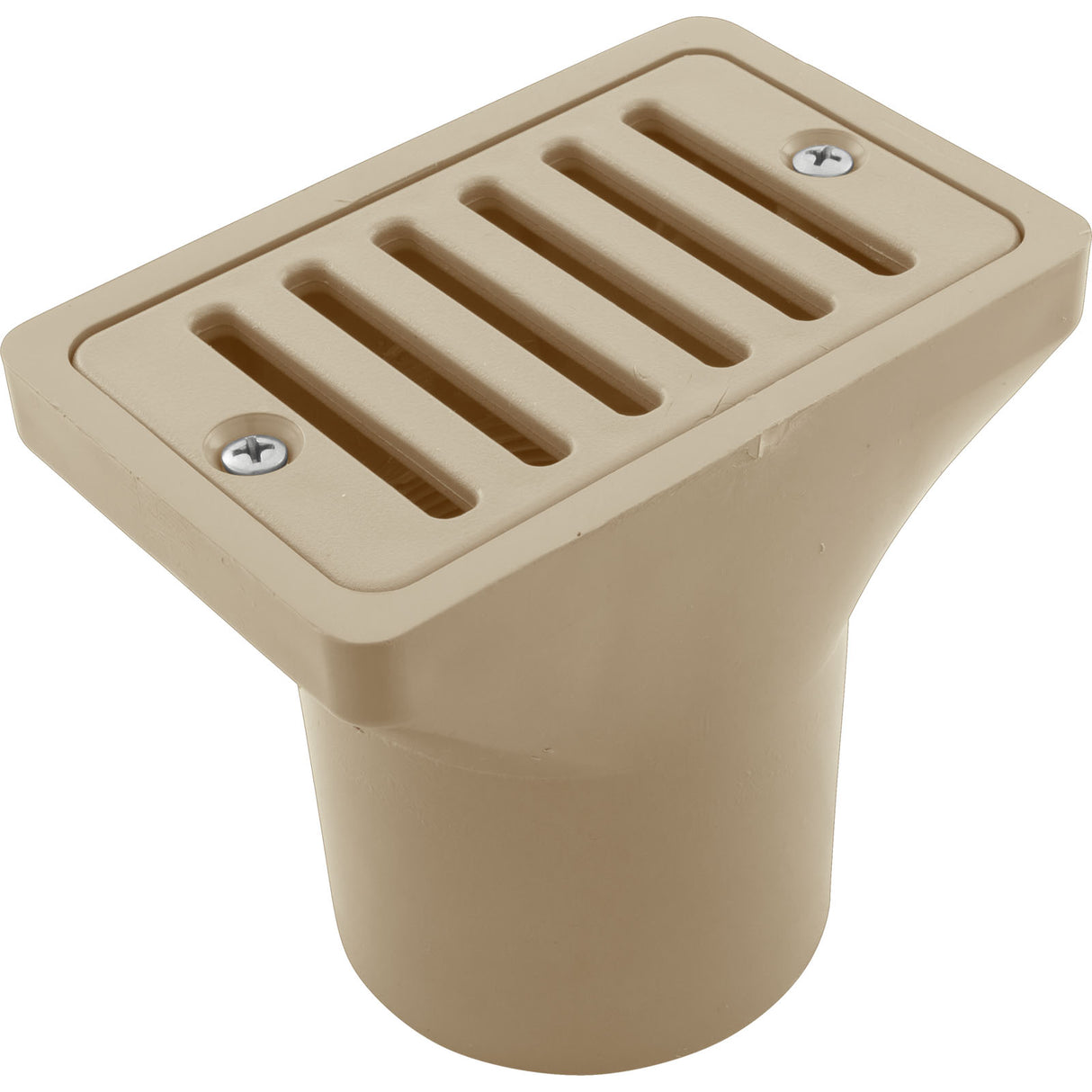 2"X4" Deck/Gutter Drain 2"S/Fpt Asy-Bei : 640-2909-BEI