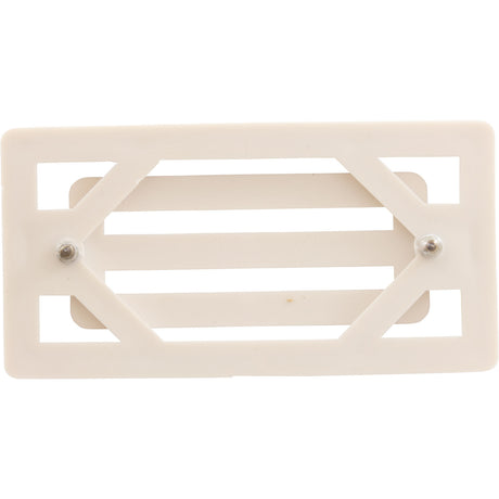 2" X 4" 3-Bar Grate And Frame : 640-3000 - Waterway Plastics - 8.06105E+11 - PartsForSpas.com