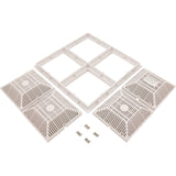 POOL FRAME & GRATE 18" X 18" ( 2011 )  - WHITE : 640-4770 V