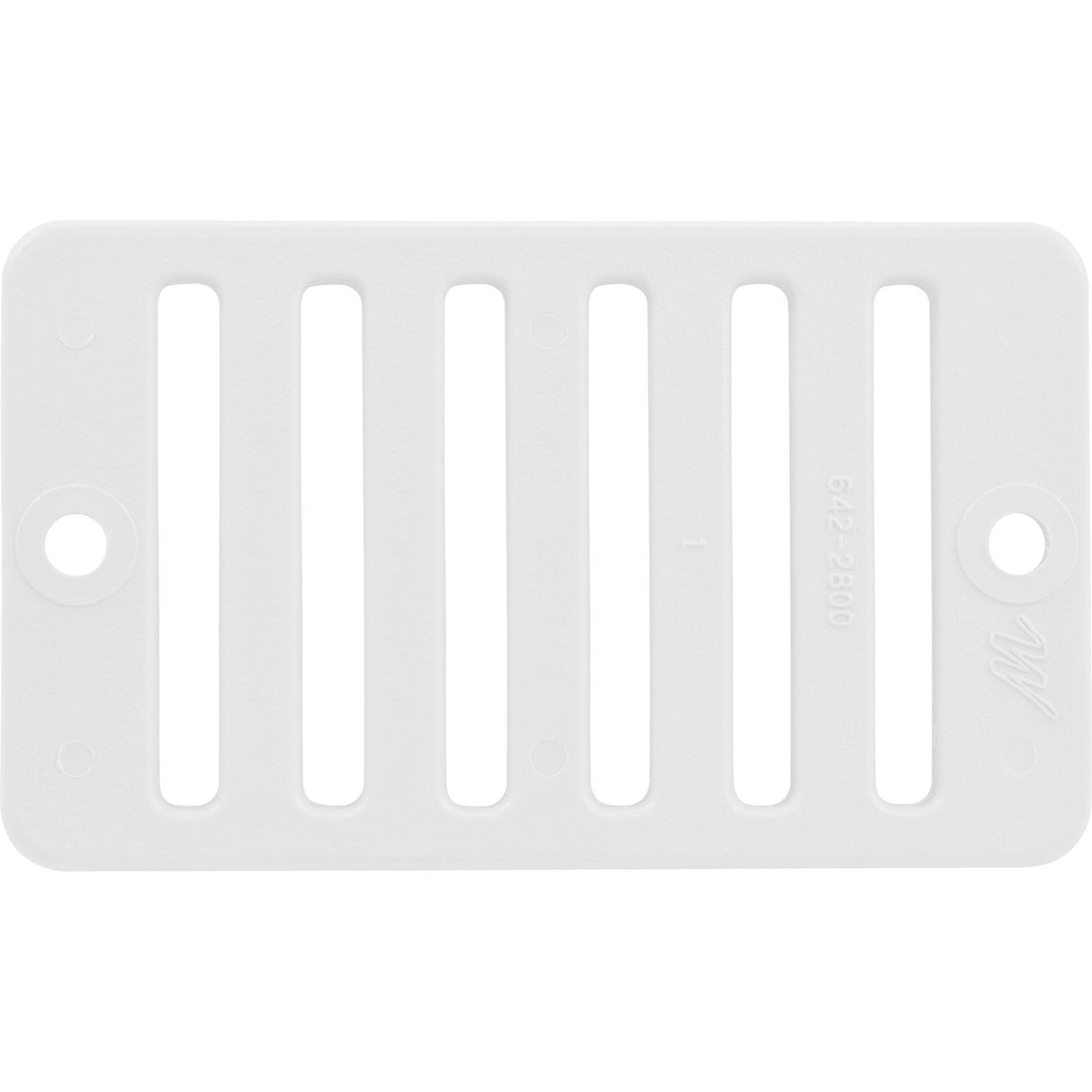 2"X 4" Deck/Gutter Drain Grate-Wht. : 642-2800